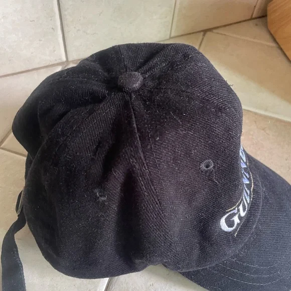Official Guinness Beer   Baseball Cap Hat Black Adj  Strapback vintage 90s - Picture 3 of 4